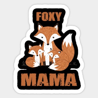 Mama Fox Sticker